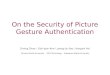 On the Security of Picture Gesture Authentication