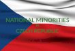 NATIONAL MINORITIES IN CZECH REPUBLIC