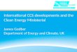 CCS in the Clean Energy Ministerial