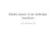 Elastic waves in an isotropic medium