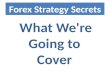 Forex Strategy Secrets