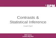 Contrasts & Statistical  Inference