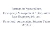 Partners in Preparedness Emergency Management / Discussion Base Exercises 101 and