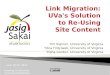 Link Migration:  UVa's Solution to Re- Using Site Content