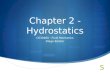 Chapter 2 - Hydrostatics