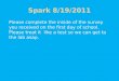 Spark 8/19/2011