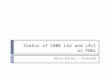 Status of LBNE LAr and LAr1 at FNAL