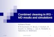 Combined cleaning in IR3 - MD results and simulations