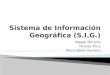 Sistema de Información Geográfica (S.I.G.)