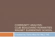Community analysis: Club Boulevard humanities magnet Elementary  SChool