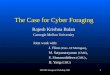 The Case for Cyber Foraging