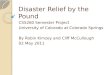 Disaster Relief by the Pound