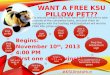 Want a free KSU pillow pet??