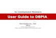 User Guide to DBPIA