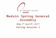Medsin  Spring General Assembly