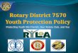 Rotary District 7570 Youth Protection Policy
