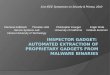 Inspector Gadget:  Automated Extraction of Proprietary Gadgets from Malware Binaries