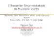 Silhouette Segmentation  in Multiple Views