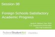 Foreign Schools Satisfactory Academic Progress