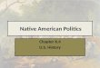 Native  American Politics