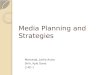Media Planning and Strategies