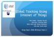 Global  Tracking Using Internet of Things