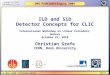 ILD and SiD Detector Concepts for CLIC