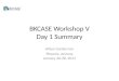 BKCASE Workshop V Day 1 Summary