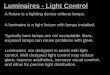 Luminaires  - Light Control