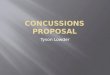 Concussions Proposal