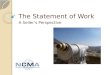 The Statement of Work
