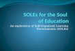 SOLEs for the Soul  of Education