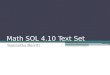 Math SOL 4.10 Text Set