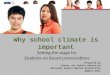 Why school climate is important