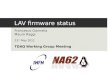LAV firmware status