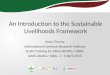 An  Introduction to the Sustainable Livelihoods Framework
