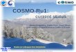 COSMO-Ru1: current status