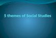 5 themes of Social Studies