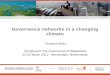 Governance networks in a changing climate