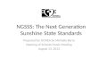 NGSSS: The Next Generation Sunshine State Standards