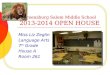 Greensburg Salem Middle School 2013-2014  OPEN  HOUSE
