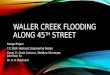 Waller Creek Flooding along 45 th  Street
