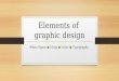 Elements of  graphic design