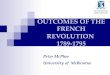 OUTCOMES OF THE FRENCH REVOLUTION  1789-1795