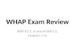WHAP Exam Review