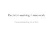 Decision-making framework