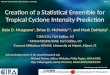 Creation of a Statistical Ensemble for Tropical Cyclone Intensity Prediction
