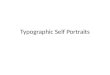 Typographic Self Portraits