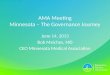 AMA Meeting Minnesota – The Governance Journey