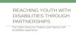 Reaching Youth with Disabilities Through Partnerships